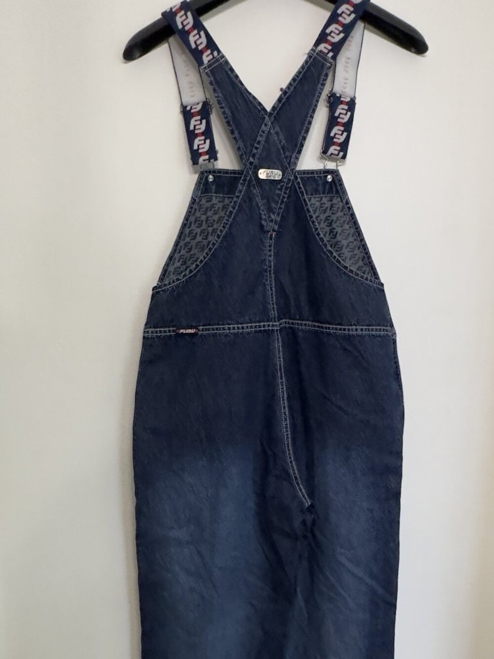VINTAGE FUBU WOMENS OVERALLS SIZE MEDIUM 100% COTTON